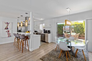Dining - Sunny Mountain-View Retreat with Pool, Golf, and Tasty Eats Just Steps Away (Palm Desert)