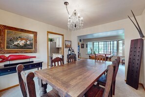 Dining - Lavish retreat with game room, tranquil porch & scenic yard-near skiing & dining (Flagstaff)