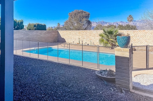 Dog-Friendly, Remodeled Home w/Large Patio, Private Pool, Fenced Yard, Gas Grill