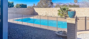 Dog-Friendly, Remodeled Home w/Large Patio, Private Pool, Fenced Yard, Gas Grill