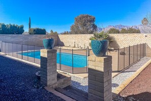 A heated pool - Dog-Friendly, Remodeled Home w/Large Patio, Private Pool, Fenced Yard, Gas Grill (Tucson)