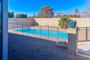 A heated pool - Dog-Friendly, Remodeled Home w/Large Patio, Private Pool, Fenced Yard, Gas Grill (Tucson)