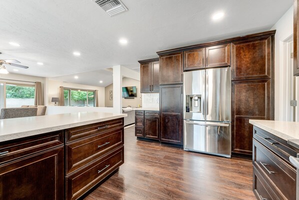 Interior - Dog-friendly home with enclosed yard, pool, putting green, grill, foosball, & AC (Scottsdale)