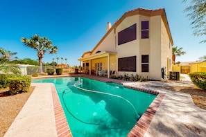 Pool - Lakefront home with private pool, kayak, cornhole, & pool table (Avondale)