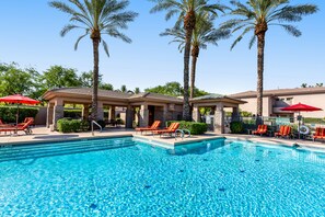 Pool - Dog-friendly monthly rental with private backyard, grill, W/D - great location (Scottsdale)