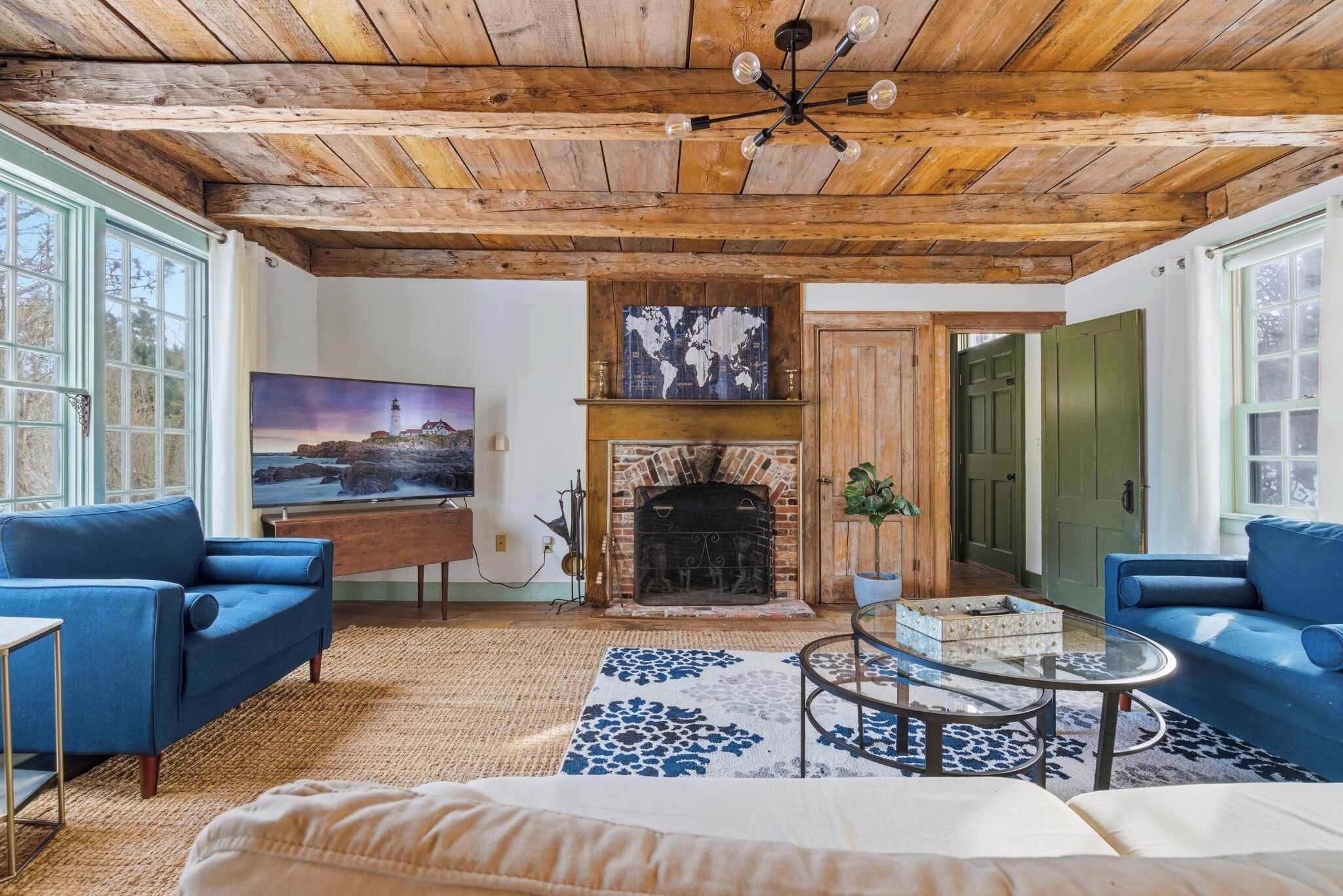 House, Multiple Beds, Patio, Garden View (Salt Meadow Farm) | Living area