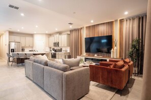 TV, video games - 8BR Home with Pool & Theater at Solara Resort (Kissimmee)