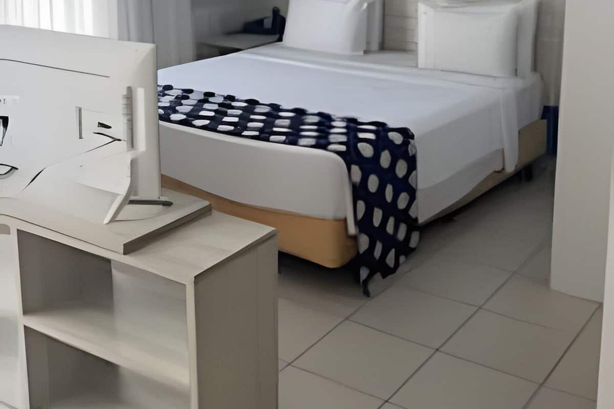 Desk, laptop workspace, free WiFi