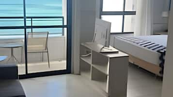 Apartamento conforto | Escrivaninha, espaço de trabalho para notebook, Wi-Fi de cortesia