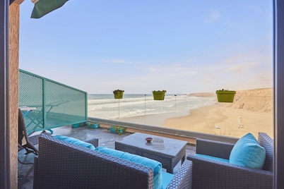 Surf & Fun Beachfront Stay in Mirleft With Balcony