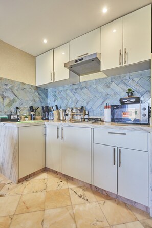 Private kitchen - Surf & Fun | Beachfront Stay in Mirleft With Balcony (Mirleft)