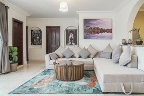 Living area - Ocean Breeze 2BR Escape – Walk to the Waves! (Tiznit Province)