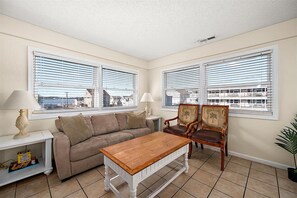 TV, DVD player - Downtown Condo Close to the Boardwalk with a Pool (Ocean City)