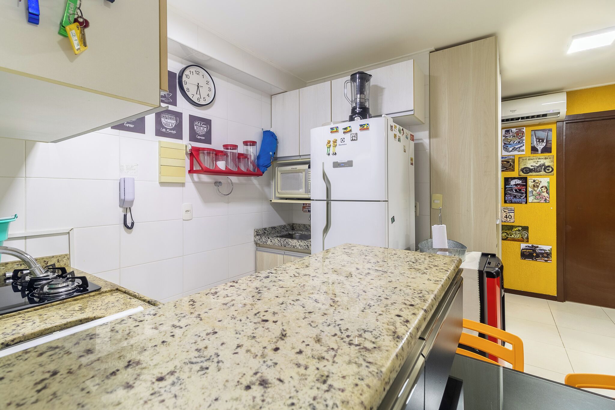 Panoramic Apartment | Private kitchenette | Fridge, oven, blender, toaster oven