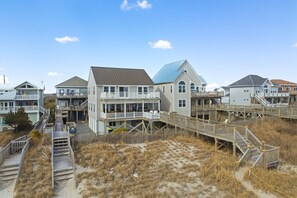 Exterior - Oceanfront Retreat w/ Hot Tub & Game Room! (North Topsail Beach)