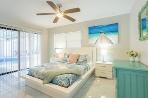 Iron/ironing board, travel crib, free WiFi, bed sheets