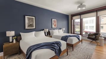 Junior studio suite, 2 queensize bedden | Kameruitzicht