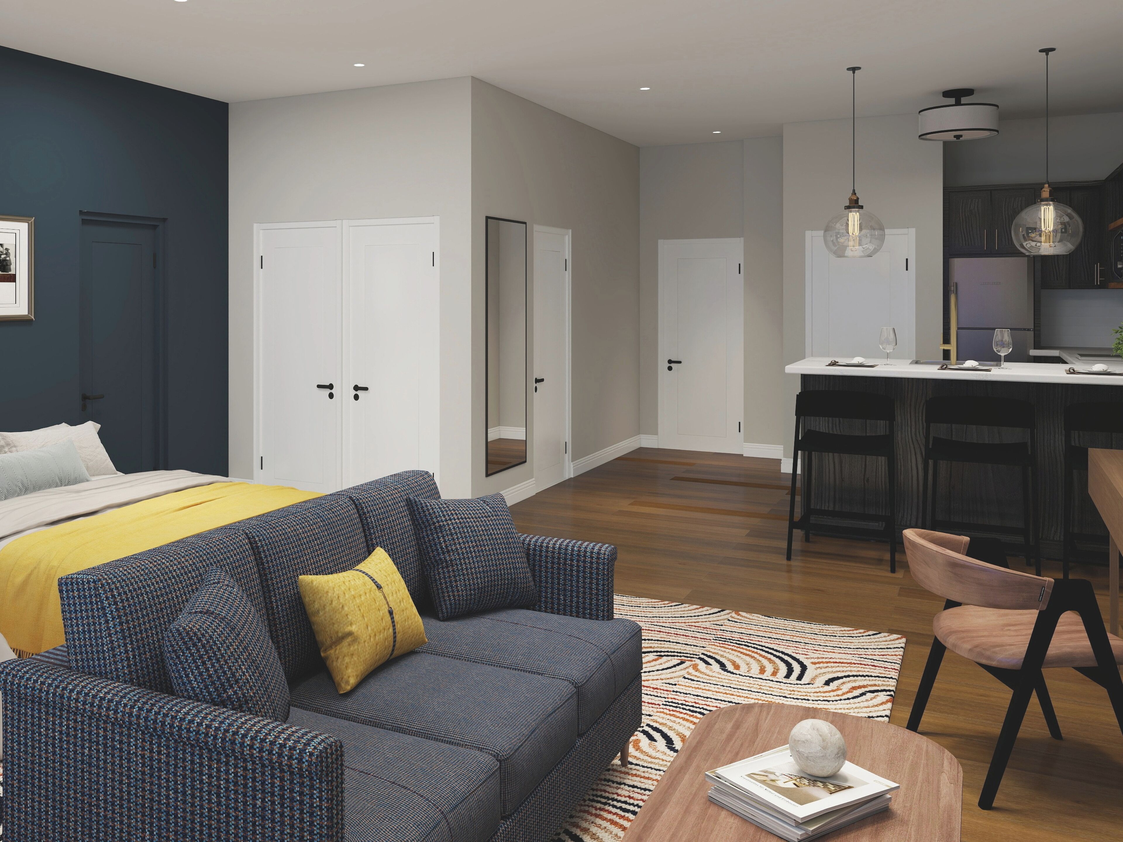 Suite – superior, 1 kingsize-seng med sovesofa | Safe på rommet, skrivebord for bærbar PC og strykejern/-brett