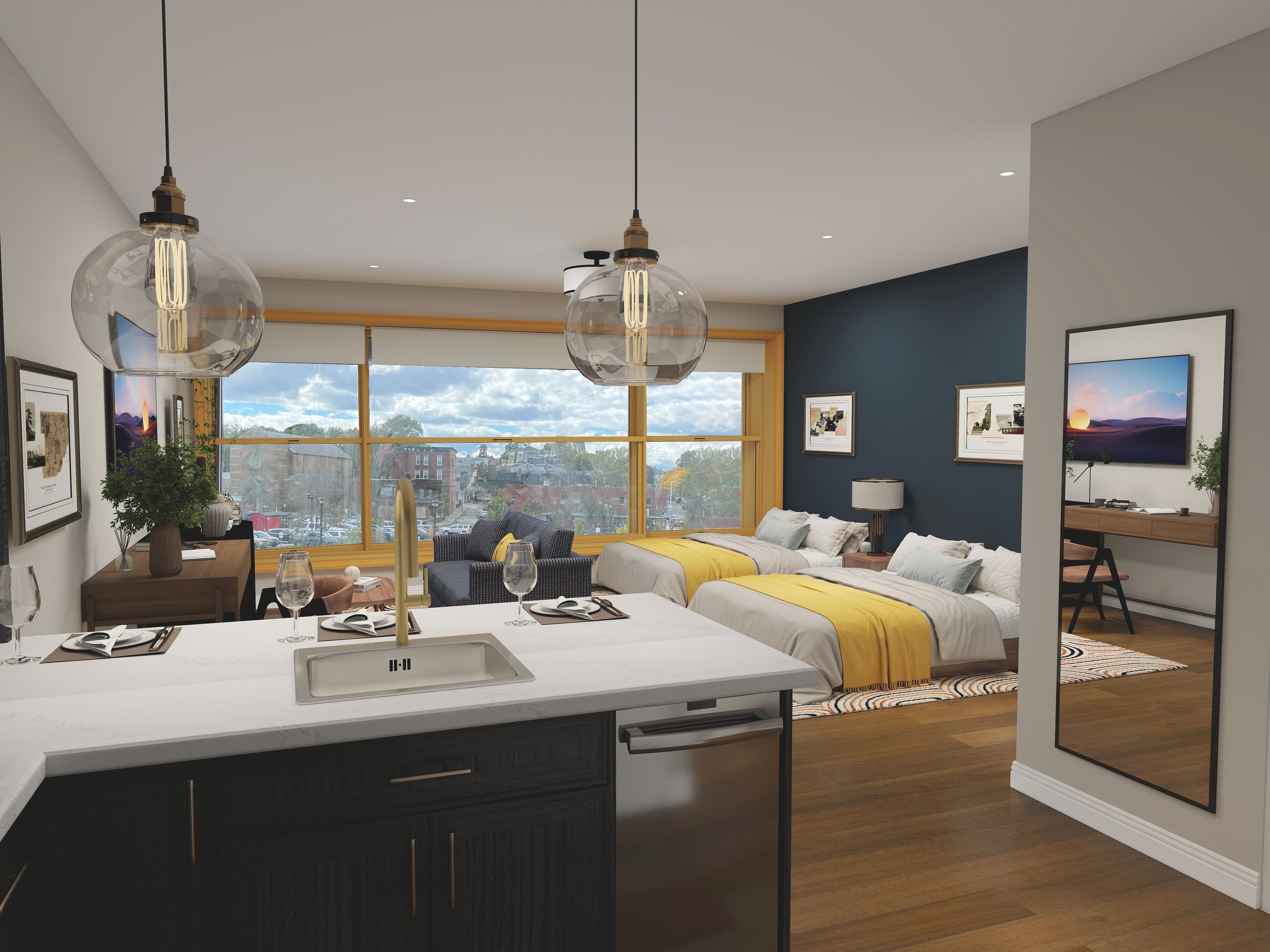 Junior-Studiosuite, 2 Queen-Betten