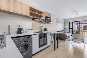 Fridge, microwave, oven, stovetop - Bliss Ballito | Comfort and Style 2x Bedroom (Dolphin Coast)