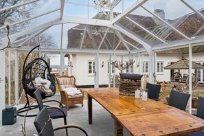 Outdoor dining - Danish hygge of high quality (Mariager)