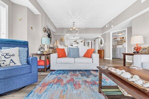Smart TV, DVD player, stereo, computer monitors - Renovated 3-Bedroom Condo, Large Pool, Beach Access & Views! (North Myrtle Beach)