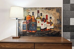 Interior - Modern studio apartment with dedicated workspace (Louisville)