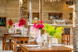 Baita Executive, 1 camera da letto, vista giardino, lato giardino | Ristorazione all'aperto