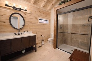 Shower, towels