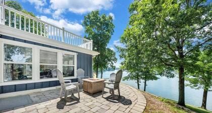 Scenic Point - Private Lakefront Home w/ Dock, Fire Pit, Outside Shower & Hot tub
