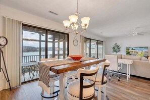 Condo, Multiple Beds, Balcony (LAKE Vibes) | Dining - Lake Vibes - Pet Friendly Lakefront Condo! (Moneta)