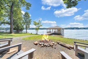 Property grounds - Summer Breeze - Lakefront w/ Private Dock! (Moneta)