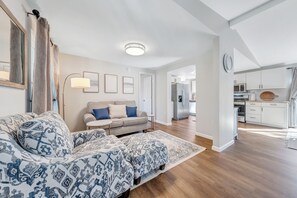 House, Multiple Beds, Patio (LAKE Starboard) | Living area - Lake Starboard - Lakefront w/ Private Dock & Fire Pit (Huddleston)