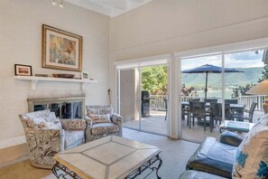 House, Multiple Beds, Patio (LAKE Thomwells Family Affair) | Living area - Thomwells Family Affair - Private Dock, Sleeps 18! (Penhook)