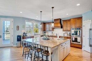 House, Multiple Beds, Patio (Serenity Shores) | Private kitchen - Serenity Shores - Private Lakefront Home With Dock (Moneta)