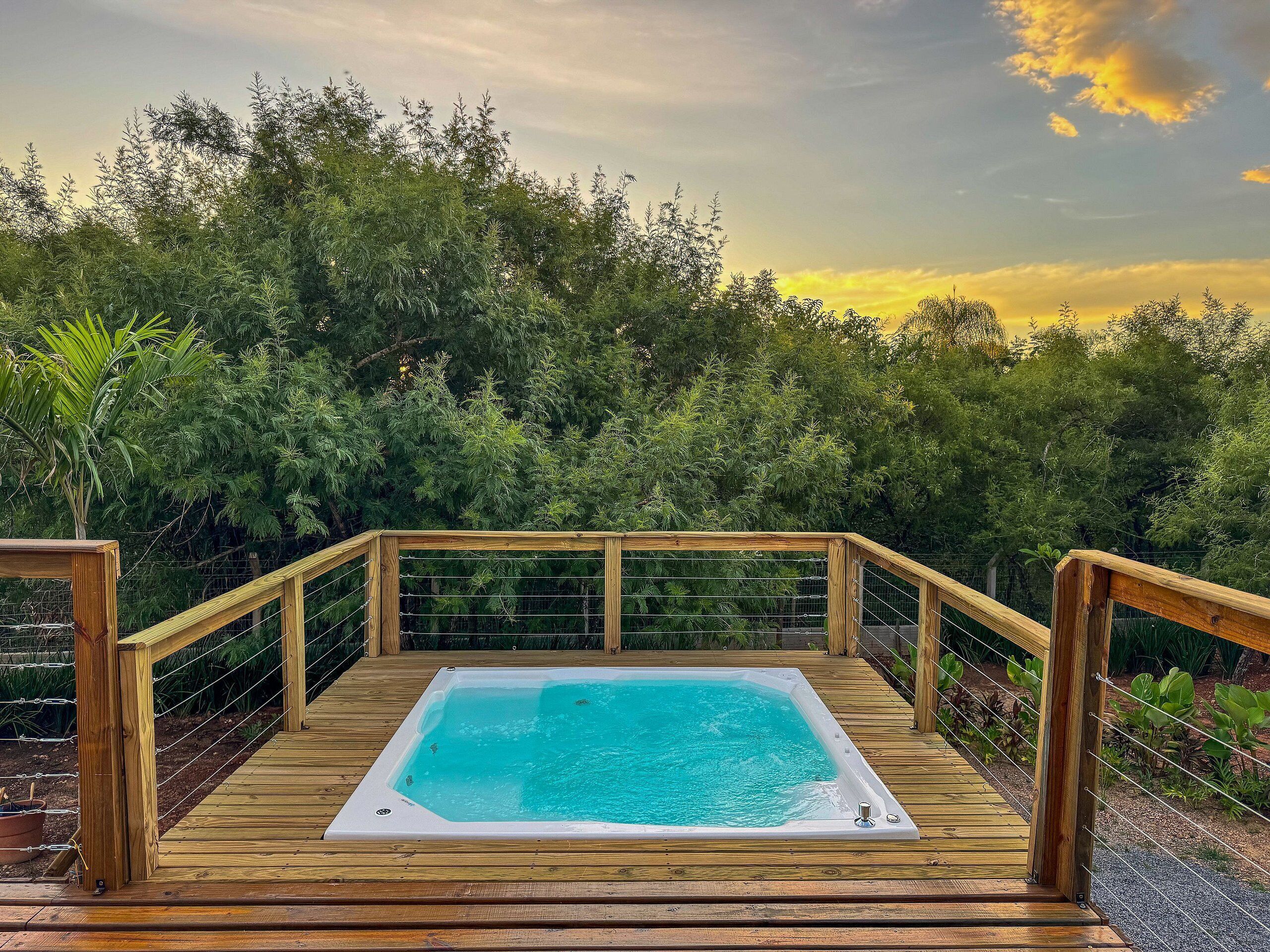 木屋 | 室外 Spa 池