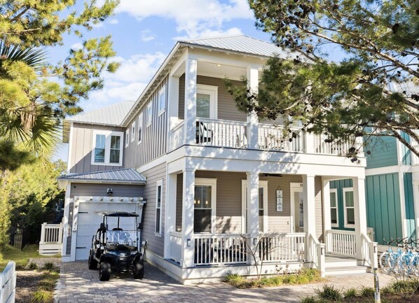 Exterior - Highland Parks, Resort-Style Pool! LSV/Golf Cart & 6 Bikes! (Santa Rosa Beach)