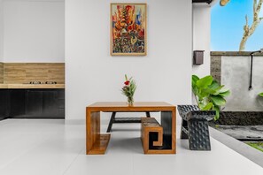 Villa, 1 Bedroom, Balcony | Dining - Kubu Kecubung Villa (Sukawati)