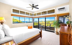 1 bedroom, iron/ironing board, WiFi, bed sheets - NEW KBM Resorts | FREE CAR | Kapalua Ridge Villas | Ocean view | 1-Bedroom Condo with New Furniture and A/C! KRV-1822 (Lahaina)