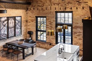 Dining - Luxury TC Loft: Historic Condo! (Traverse City)