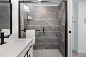 Shower, hair dryer