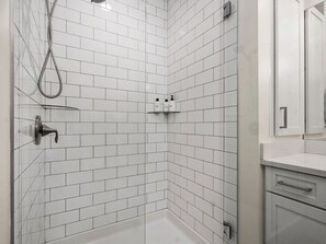 Shower, hair dryer
