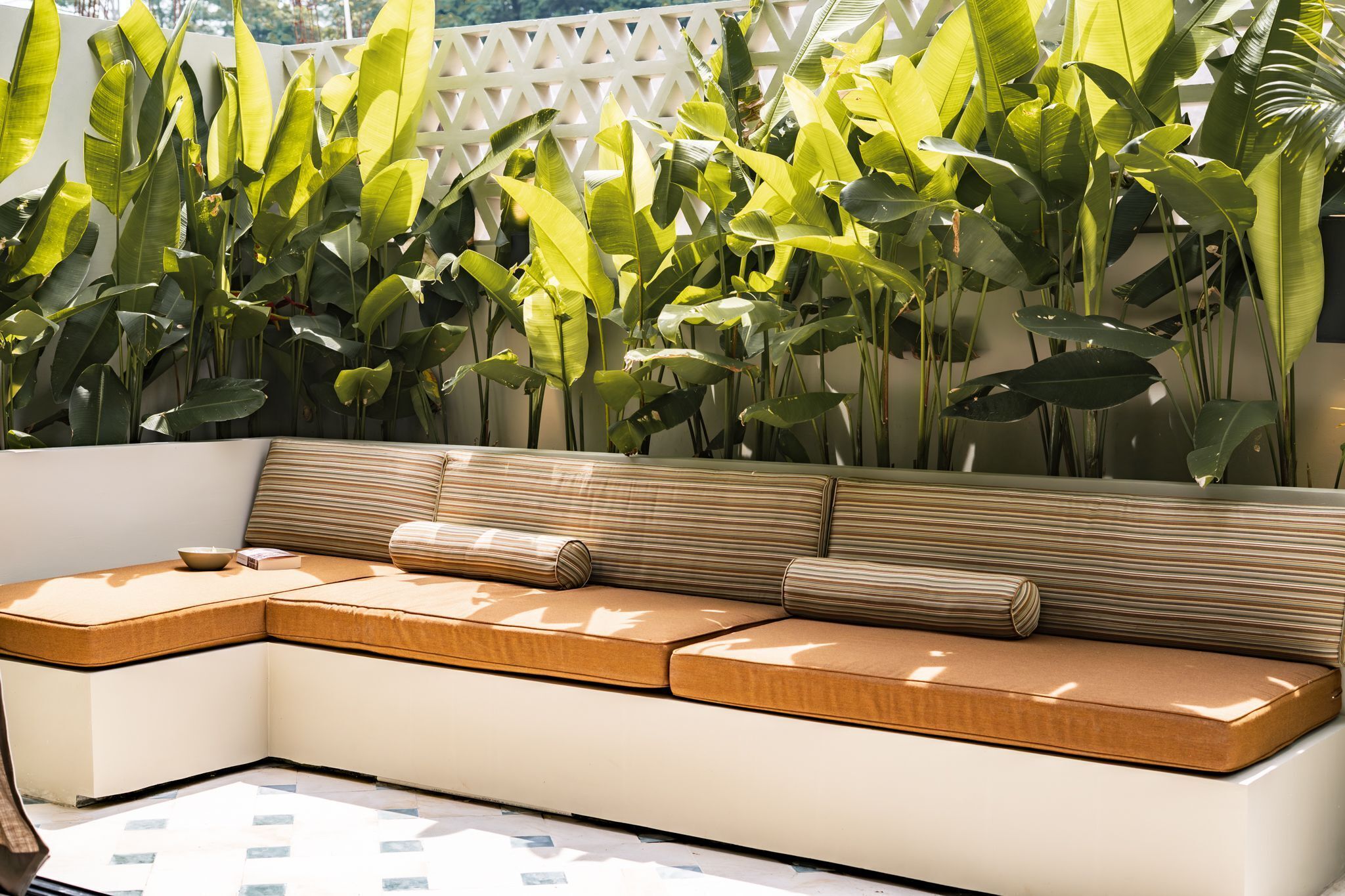 Vila família, 3 quartos, vista para a piscina | Área de estar