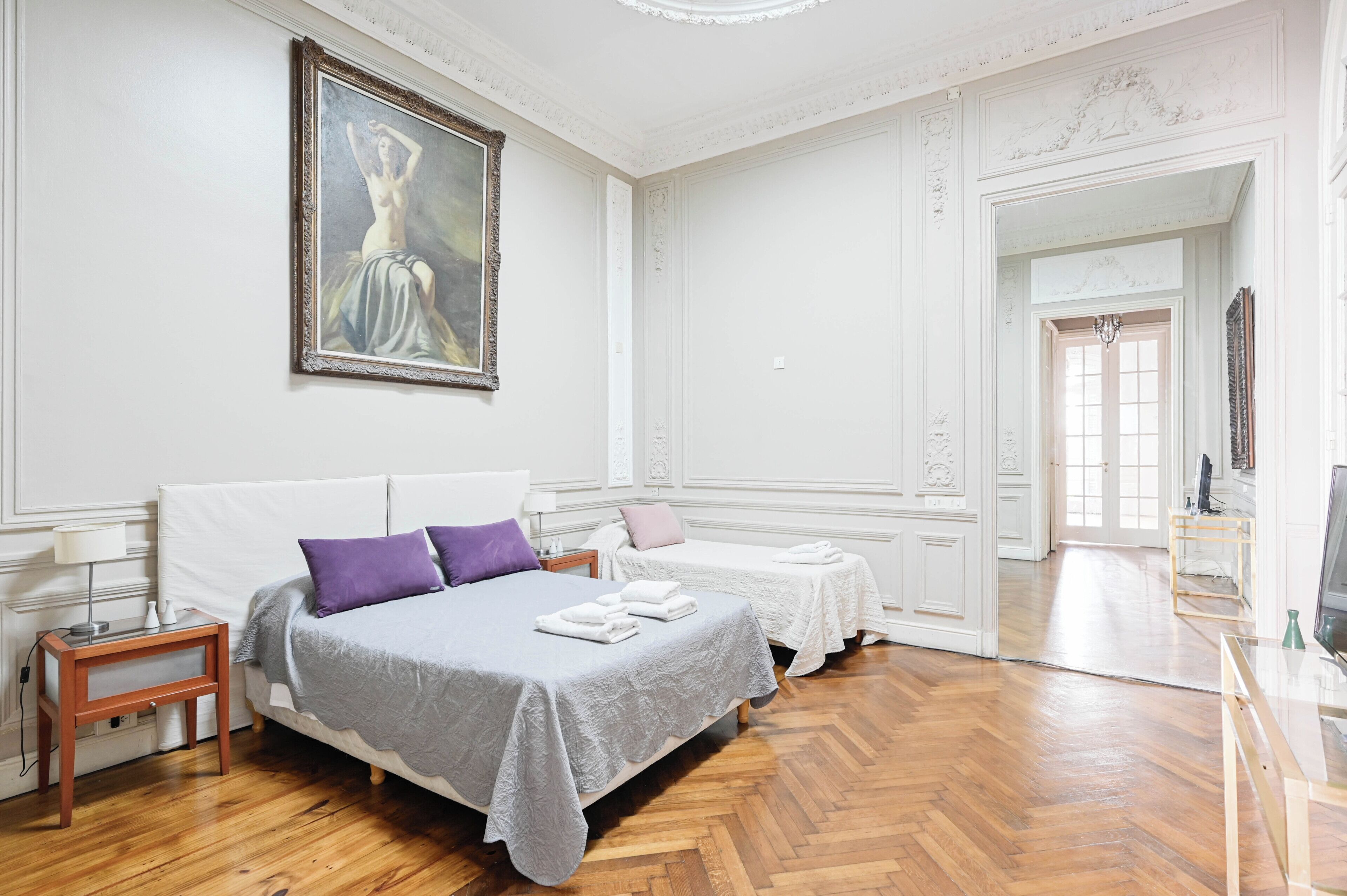 Family Apartment, City View | In-room safe, desk, laptop workspace, blackout curtains