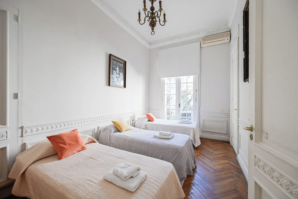 Family Apartment, City View | In-room safe, desk, laptop workspace, blackout drapes