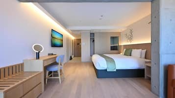 Superior-Doppelzimmer | Zimmersafe, individuell dekoriert, individuell eingerichtet