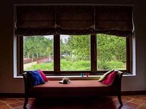 Blick von der Unterkunft