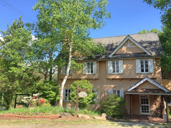 Blick von der Unterkunft