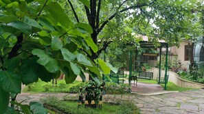 Uitzicht vanuit accommodatie