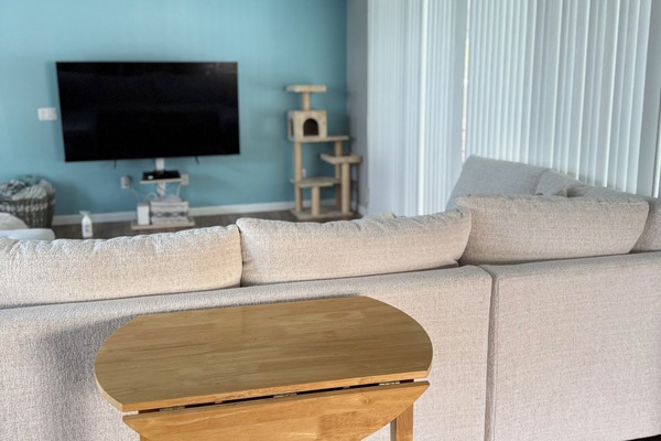 Smart TV, books, stereo
